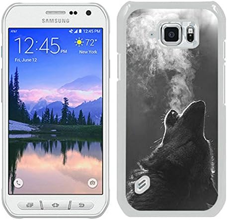 S6 active Cases Designed With Winter Wolf Howling White Case for Samsung Galaxy S6 active