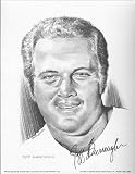 1974 Jeff Burroughs Texas Rangers Lithograph