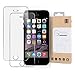 HIPPOX iPhone 5S Screen Protector, iPhone SE Screen Protector [2-Pack] [Tempered Glass] 0.2mm Ballistic Glass Work with iPhone 5S / SE / 5C / 5 and Protective Case