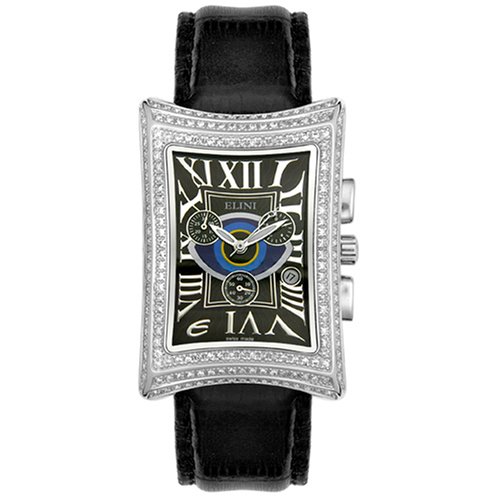 Elini Men's Nazar  Diamond Chronograph Watch #BK771STWH