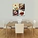 Visual Art Decor Canvas Wall Art Coffee Cups Pictures Canvas Prints Ready to Hang for Modern Coffee Bar Shop Room Home Decor Kitchen Wall Decoration
