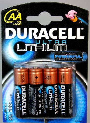 Duracell Ultra LF1500 Lithium Batterie Mignon AA (4 St&uuml;ck) Preisvergleich