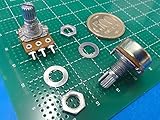 ケースに取付ける小型ボリューム　2個入り　5kΩ＜res-403＞
