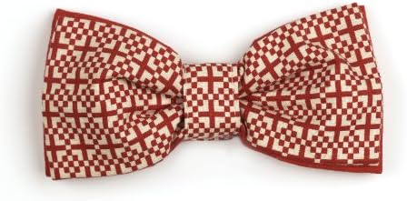 Loyal Luxe The Gamer Dog Bow Tie, Red and White Pattern, Medium