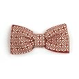 Loyal Luxe The Gamer Dog Bow Tie, Red and White Pattern, Medium