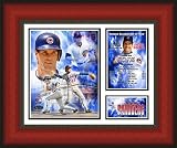 Framed Ryne Sandberg 2005 Hall of Fame Milestones and Memories