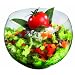 Solia SF01050 Sph'air Salad Bowl, 19-Ounce Capacity, 4-19/64" Diameter x 3" Height, Transparent (Case of 25)