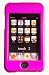 Apple iPod Touch 2nd Generation HOT PINK MAGENTA Snap-on Hard Rubberized Crystal Case GB 16 GB 16GB