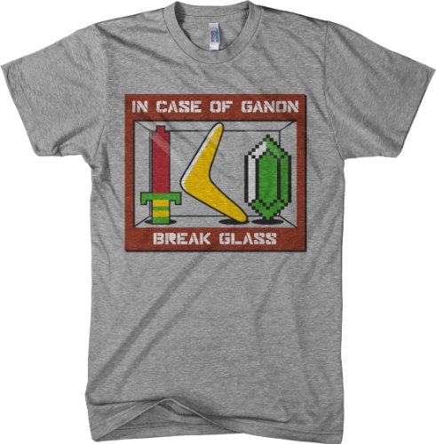 In Case of Ganon Break Glass T Shirt funny video game shirt gamers tee 3XL