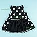 Fitwarm® Cute Polka Dot Ribbon Dog Dress Dog Clothes Cozy Dog Shirt Pet Dress, X-Small