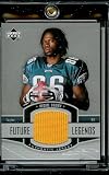 2005 Upper Deck Legends Reggie Brown Future Legends Jersey Philadelphia Eagles Football Card - Mint Condition - Shipped In Protective Display Case
