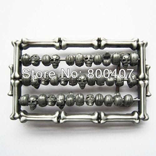 Vintage 3D Bones Skulls Emo Belt Buckle BUCKLE-SK042
