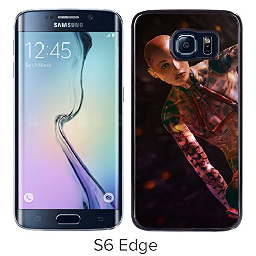 Samsung Galaxy S6 Edge case, Mass Effect Jack Jump Tattoo Legs Hands Samsung Galaxy S6 Edge phone case