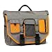 BumBakPak Hamptons Hybrid Messenger/Backpack Laptop Bag Titanium/Tango Large