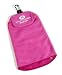 BrightSpot Solutions Spotless Swing Premium Multi-Use Golf Towel, Pink