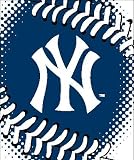 MLB New York Yankees Big Stitching Raschel Throw Blanket