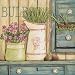 Bulbs Beautiful MUSEUM WRAP CANVAS Print with Added BRUSHSTROKES Jo Moulton 12x12
