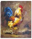 Gold Rooster (12x16)