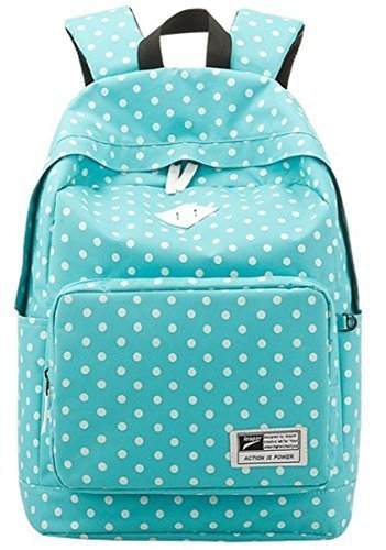 Sealike Lightweight Casual Daypack Backpack for College Bookbag for Women Girls School Bags Blue