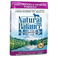 Natural Balance Dry Dog Food, Grain Free Limited Ingredient Diet Venison and Sweet Potato Recipe, 28 Pound Bag