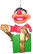 4" Sesame Street Ernie in a Present Christmas Ornament