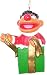 4" Sesame Street Ernie in a Present Christmas Ornament