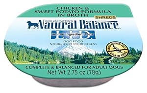 Natural Balance Limited Ingredient Diets Chicken and Sweet Potato Formula in Broth Wet Dog Food, 2.75 oz