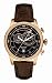 Nautica A18551G Gents Polished Rose Gold Case/ Black Dial/ Chrono/ Brown Croco Strap