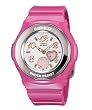 Casio Baby G Pink Ladies Analog-Digital Watch BGA100-4B1