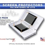  : WraptorSkinz Nintendo DS Lite Screen Scratch Protectors (3 Pack) by TuneTattooz TM