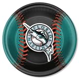 Miami Florida Marlins Paper Plate (18 Pack)