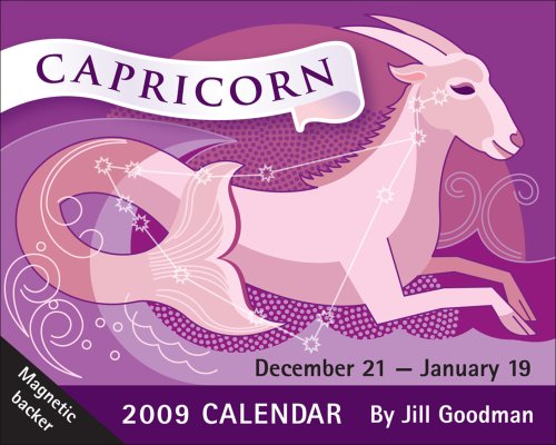 Capricorn December 21 - January 19 2009 Calendar