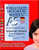 Software : Englisch in einem Monat, CD-ROM Die Lernsoftware mit System ... Schneller lernen! Nichts vergessen ... Für Windows 98/2000/XP/VISTA