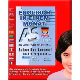 Englisch in einem Monat, CD-ROM Die Lernsoftware mit System ... Schneller lernen! Nichts vergessen ... F�r Windows 98/2000/XP/VISTA [import allemand]