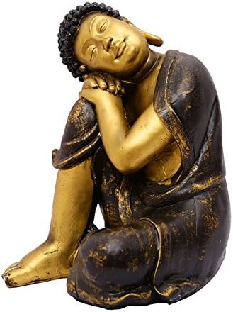 Indikala Indian Handmade Golden Buddhist Monk Ethnic