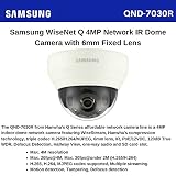Samsung Techwin 4Mp Ir Dome item known as : QND-7030R