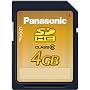 Panasonic SDHC�������[�J�[�h 4GB RP-SDV04GL1K