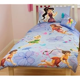 Disney Fairies Tinkerbell Friends Single Duvet Cover