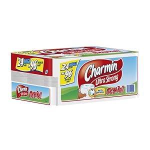 6-Pack 4-Count Charmin Ultra Strong Mega Rolls Toilet Paper $21.80