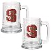 North Carolina State Wolfpack NCAA 2pc 15oz Glass Tankard Set by Great American Products