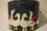 Large Cookie Tin Country Geese Shipping Gift