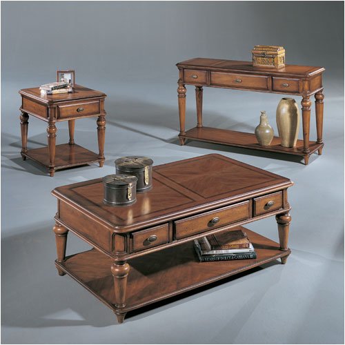 Universal Furniture Brownstone Classic Rectangular Occasional Table Set
