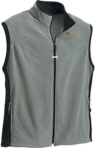 Boxer Ears Down Men's Microfleece Vest