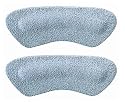 Pedag Stop Padded Leather Heel Grips, Gray, One Size Fits All