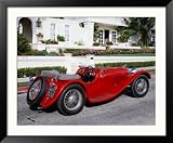 1934 Jaguar SS Roadster Framed Photographic Poster Print, 44x36