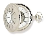 Rapport PW57 Mechanical 17 Jewel Half Hunter Skeleton Pocket Watch