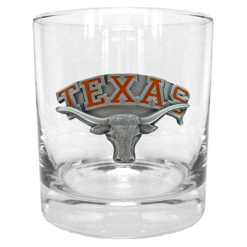 Texas University Longhorns Rocks Glass - NCAA College Athletics - Fan Shop Sports Team Merchandise