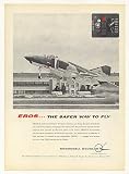 1967 McDonnell Douglas EROS Phantom Aircraft Photo Print Ad