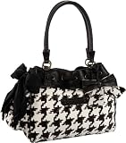 Juicy Couture Fashion Velour Brogue Houndstooth Day-Dreamer Tote
