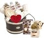 Wooden Pail Spa Pampering Toiletries Gift Set - Chocolate Vanilla Dreams